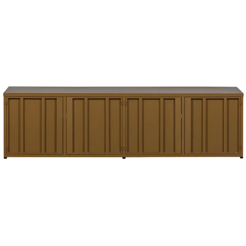 WOOOD LEVEL TV-MEUBEL METAAL HONINGGEEL 44x160CM